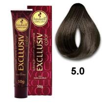 Coloração Creme Haskell 5.0 Castanho Claro 50g