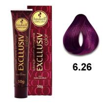 Coloração Creme Haskell 6.26 Louro Escuro Violeta Vermelho (Marsala Profundo) 50g
