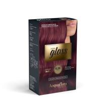 Coloração Creme Hidra Gloss 6.26 Marsala - Acquaflora