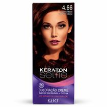 Coloração Creme Keraton Selfie 4.66 Castanho Médio Vermelho Intenso Coloração Creme Keraton Selfie 4.66 Castanho Médio Vermelho Intenso