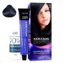 Coloração Creme Kert Keraton Selfie 2.0 Preto Azulado Coloração Creme Kert Keraton Selfie 2.0 Preto Azulado