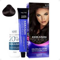 Coloração Creme Kert Keraton Selfie 4.0 Castanho Médio Coloração Creme Kert Keraton Selfie 4.0 Castanho Médio