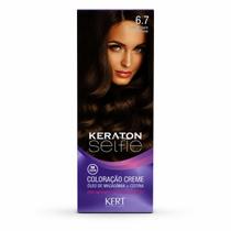 Coloração Creme Kert Keraton Selfie 6.7 Louro Escuro Marrom Coloração Creme Kert Keraton Selfie 6.7 Louro Escuro Marrom