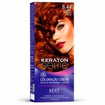 Coloração Creme Kert Keraton Selfie 8.44 Louro Claro Acobreado Intenso Coloração Creme Kert Keraton Selfie 8.44 Louro Claro Acobreado Intenso