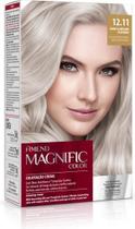 Coloração creme magnific color 12.11 louro claríssimo platinado amend