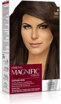 Coloração creme magnific color 4 castanho natural amend
