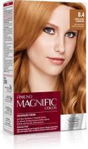 Coloração creme magnific color 8.4 louro claro acobreado amend
