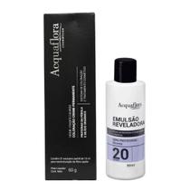 Coloração Creme Permanente 5.7 Castanho Claro Marrom 60g - Acquaflora