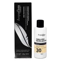 Coloração Creme Permanente 8.0 Louro Claro 60g + Ox 30v. - Acquaflora Coloração Creme Permanente 8.0 Louro Claro 60g + Ox 30v. - Acquaflora