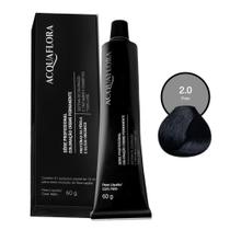 Coloração Creme Permanente Acquaflora 2.0 Preto 60g Coloração Creme Permanente Acquaflora 2.0 Preto 60g
