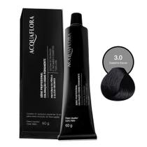 Coloração Creme Permanente Acquaflora 3.0 Castanho Escuro 60g Coloração Creme Permanente Acquaflora 3.0 Castanho Escuro 60g