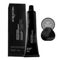 Coloração Creme Permanente Acquaflora 5.1 Castanho Claro Acizentado 60g