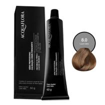 Coloração Creme Permanente Acquaflora 8.0 Louro Claro 60g Coloração Creme Permanente Acquaflora 8.0 Louro Claro 60g