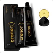 Coloração Creme Permanente Acquaflora Crono 10 minutos 1.0 Preto 60g Coloração Creme Permanente Acquaflora Crono 10 minutos 1.0 Preto 60g