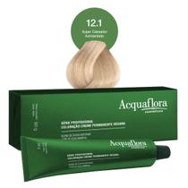 Coloração Creme Permanente Vegana 12.1 Super Clareador Acinzentado - Acquaflora