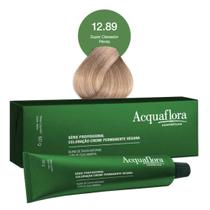 Coloração Creme Permanente Vegana 12.89 Super Clareador Pérola - Acquaflora