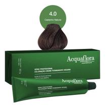 Coloração Creme Permanente Vegana 4.0 Castanho Natural - Acquaflora