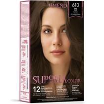 Coloração Creme sem Amônia Supéria Color 610 Louro Avelã - Amend '