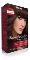 Coloração Creme Sem Amônia Supéria Color 670 Chocolate Amend