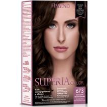Coloração Creme sem Amônia Supéria Color 673 Louro Escuro Marrom Dourado - Amend Coloração Creme sem Amônia Supéria Color 673 Louro Escuro Marrom Dourado - Amend