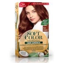 Coloração em Creme Castanho Acobreado Sem Amônia Kit 50g Soft Color Vegano Coloração em Creme Castanho Acobreado Sem Amônia Kit 50g Soft Color Vegano