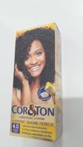 Coloração em Creme cor e ton,castanho médio.