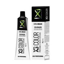 Coloração Especiais X3 Color 1.B - Proteínas e Óleos 60g IX1975 Professional - Preto Azulado