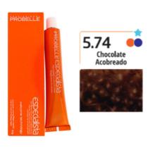 Coloração Especialista 50g 5.74 Chocolate Acobreado Probelle - Probelle