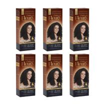 Coloraçao Fleury 3.0 Castanho Escuro - Kit Com 6Un