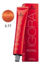 Coloração Igora Royal 0-77 Tom Mistura Cobre 60g