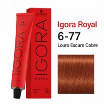 Coloração Igora Royal 6.77 Louro Escuro Cobre Schwarzkopf Professional Cor de Alta Definição 60g. Coloração Igora Royal 6.77 Louro Escuro Cobre Schwarzkopf Professional Cor de Alta Definição 60g.
