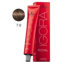 Coloração Igora Royal 60g - 7-0 Louro Médio Natural