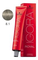 Coloração Igora Royal 8-1 Louro Claro Cinza 60g - Schwarzkopf
