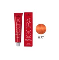 Coloração Igora Royal 8-77 Louro Claro Cobre Extra 60g