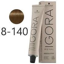 Coloração Igora Royal Absolutes-Ira 8-140 Louro Claro Cinza Bege 60ml Schwarzkopf