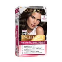 Coloração Imédia Excellence Creme 3 Castanho Escuro - LnullOréal