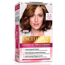 Coloração Imédia Excellence Creme 5.3 Castanho Claro Dourado - LnullOréal