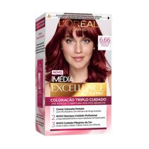 Coloração Imédia Excellence Creme 6.66 Vermelho Cereja - LnullOréal