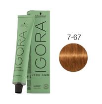 Coloração Importada Schwarzkopf Igora Zero AMM 7-67 60g