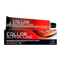 Coloração Instantly 6.66 Louro Escuro Vermelho Intenso 50G - Alpha Line