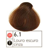 Coloração Instantly Collor Louro Escuro Cinza 6.1 - Alpha Line