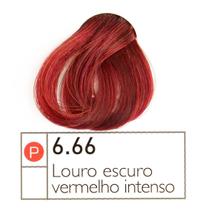 Coloração Instantly Collor Louro Escuro Vermelho 6.66 - Alpha Line