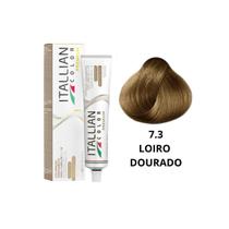 Coloração Italian Color Premium 60g 7.3 Loiro Dourado