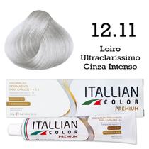 Coloração Itallian Color 12.11 Loiro Ultraclaríssimo Cinza Intenso Coloração Itallian Color 12.11 Loiro Ultraclaríssimo Cinza Intenso