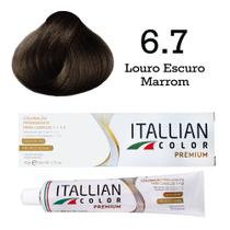 Coloração Itallian Color 6.7 Louro Escuro Marrom