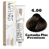 Coloração Itallian Color 60g Castanho Plus Premium 4.00