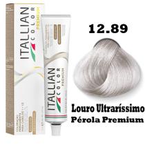 Coloração Itallian Color 60g Louro Ultraclaríssimo Perola Premium 12.89