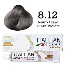 Coloração Itallian Color 8.12 Louro Claro Cinza Violeta