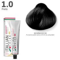 Coloração Itallian Color Preto 1.0 60g