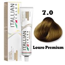 Coloração Itallian Premium 60g Louro 7.0